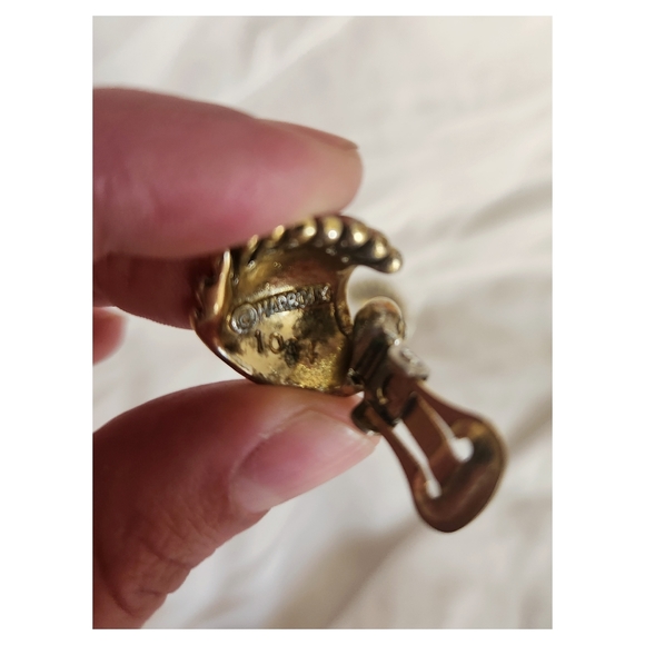 Vintage Marboux Clip-on Earrings - Picture 5 of 5